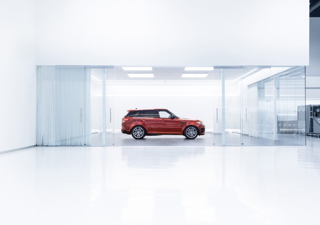 Car showroom lighting design