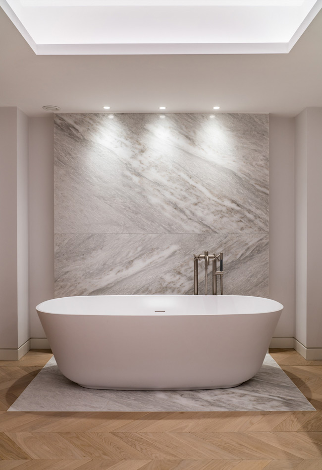 Lancaster gate bathroom lighting