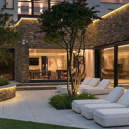 garden lighting design project