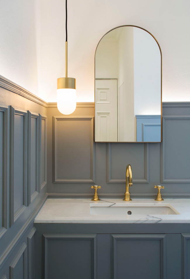 grosvenor square bathroom lighting design