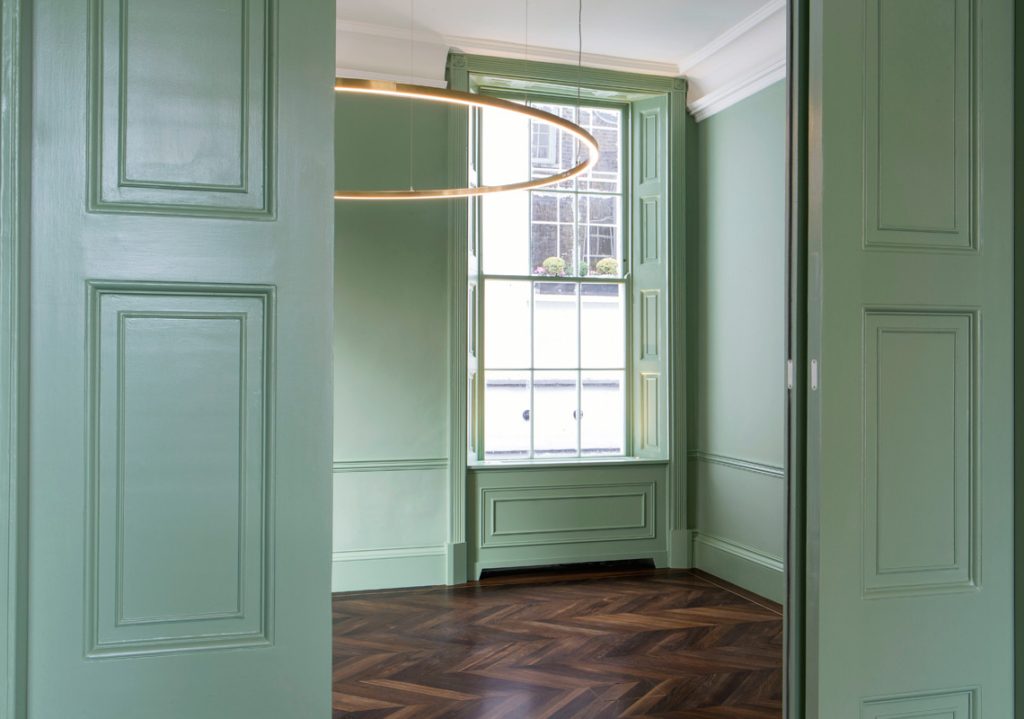 historic office lighting