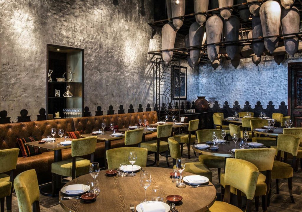 lighting design COYA Restaurant