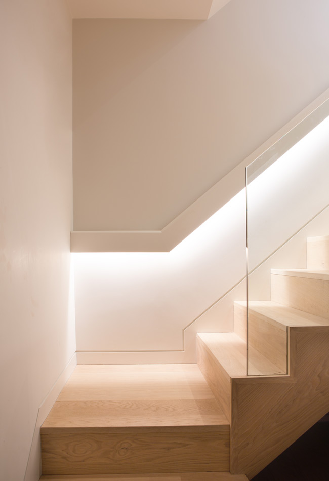 london holland park lighting staircase