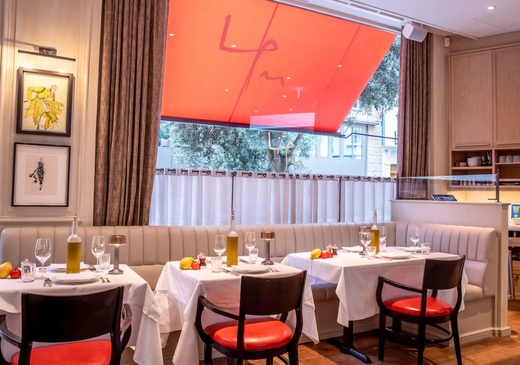 restaurant table lighting