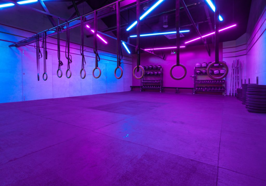 Gym lighting design