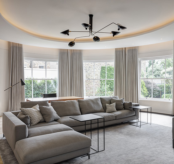 living room lighting design