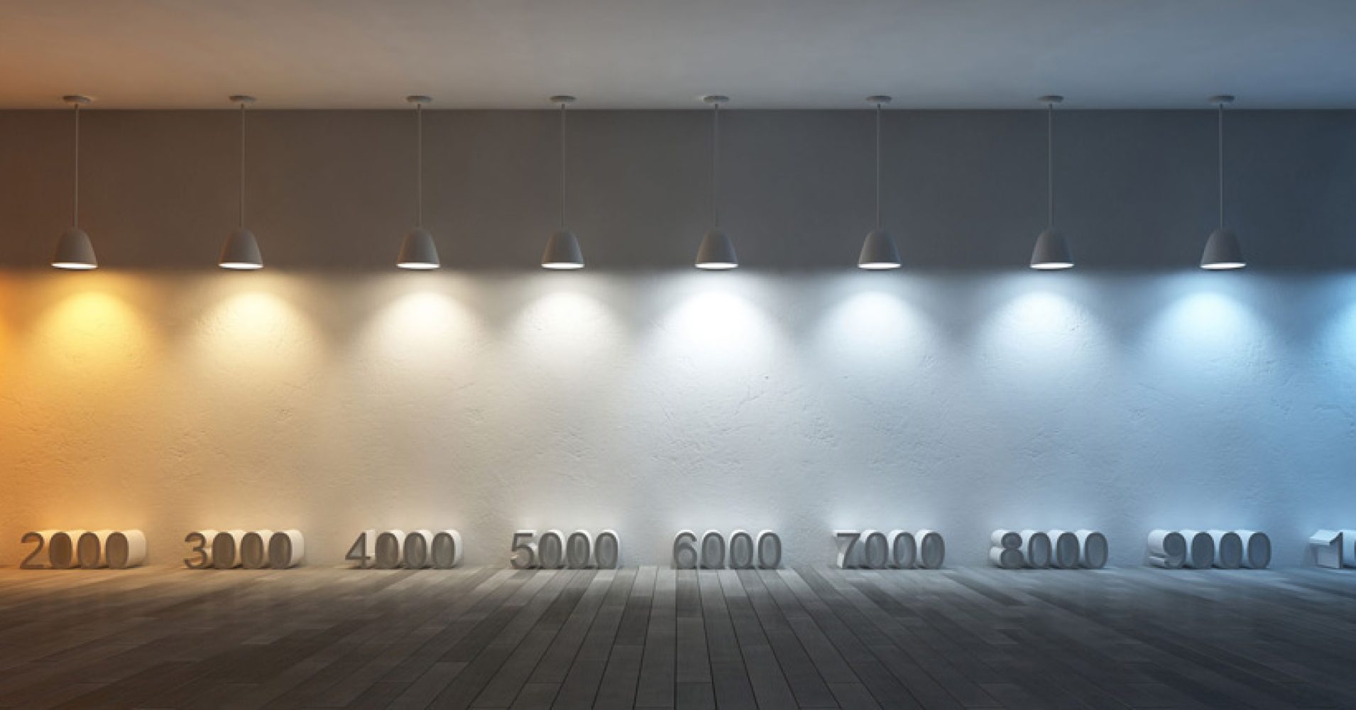 Lighting colour temperature