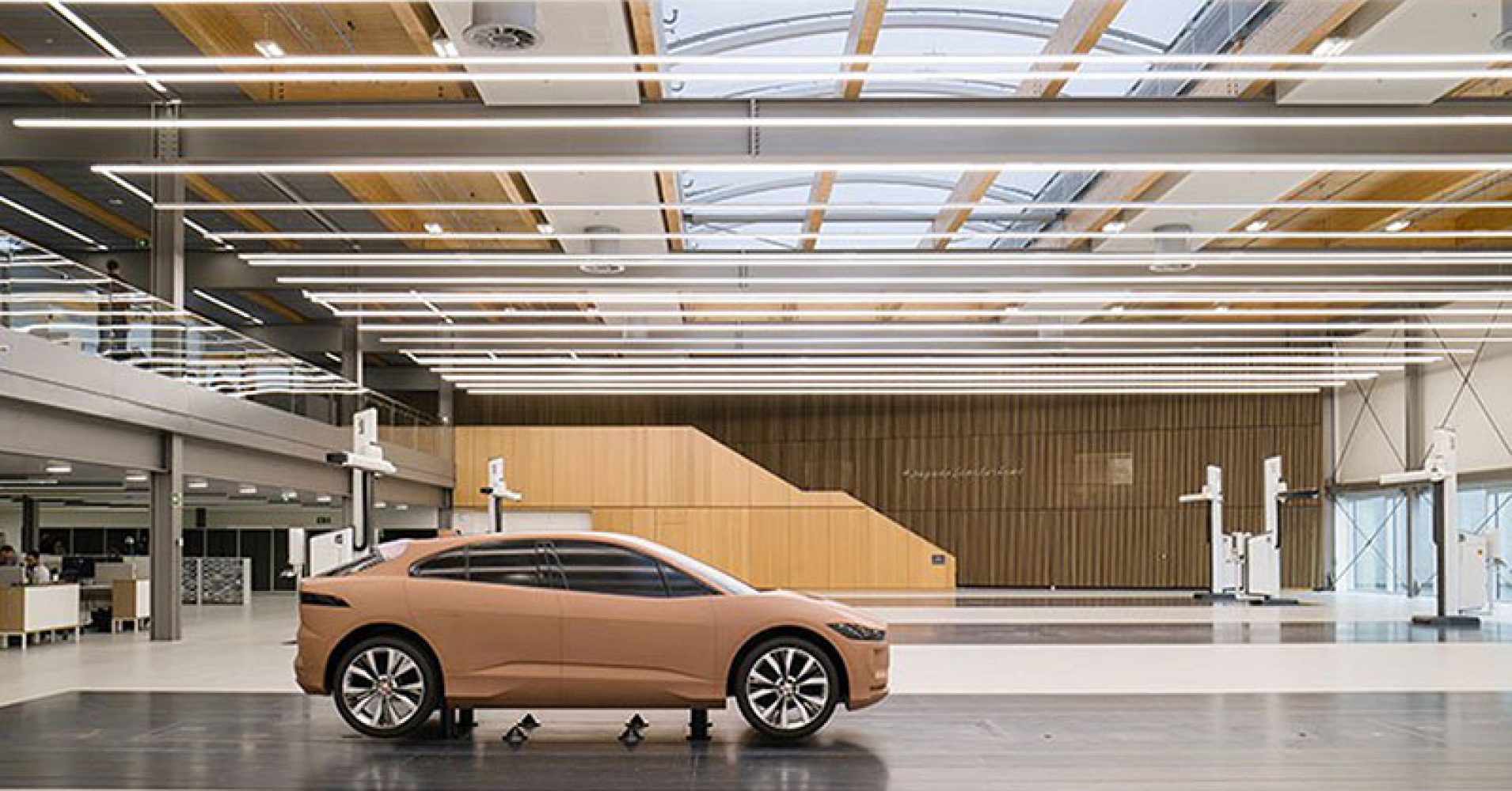 jaguar Showroom Lighting Design